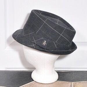 Y2K Original Penguin Plaid Fedora Gray Men’s M/L